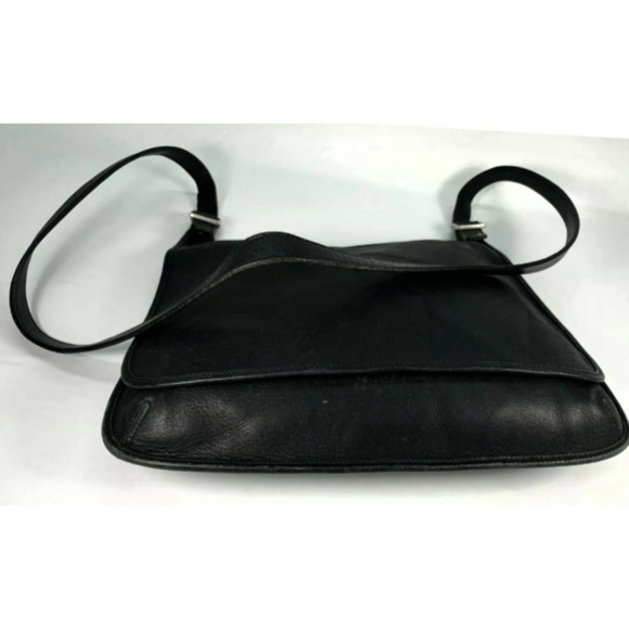 Coach 9134 Vintage Black Leather Legacy Saddle Bag - Picture 4 of 9